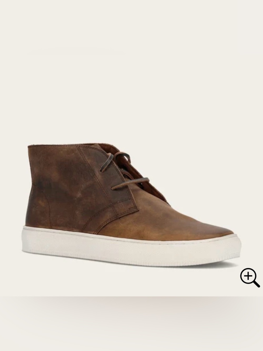 Men's Brown Leather Frye Astor Chukka Sneaker Sz 13